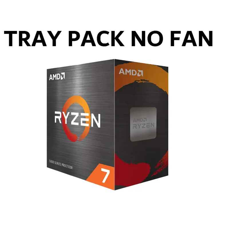 (Clamshell Needed) AMD Ryzen 7 2700X, 'TRAY', 8 Cores AM4 CPU, 4.35GHz 20MB 105W No Fan Clamshell or Ship Install On MB 1YW (AMDCPU) (TRAY-P)