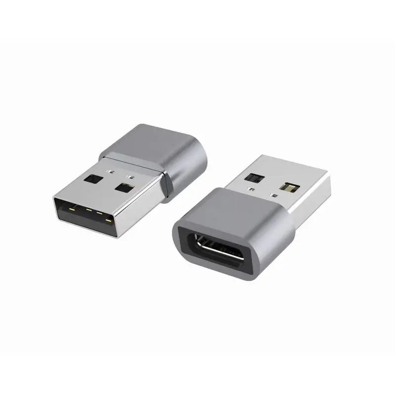 Astrotek USB-C to USB-A Type C Female to Type-A Male OTG Adapter 480Mhz For Laptop, Wall Chargers,Phone Sliver