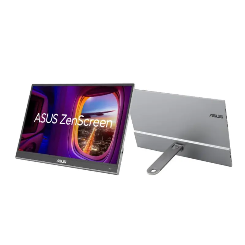 ASUS MQ16AHE 16' ZenScreen Portable Monitor, FHD (1920 x 1080), OLED, 100% DCI-P3, 1 ms Response Time, HDR-10, USB Type-C, Mini HDMI