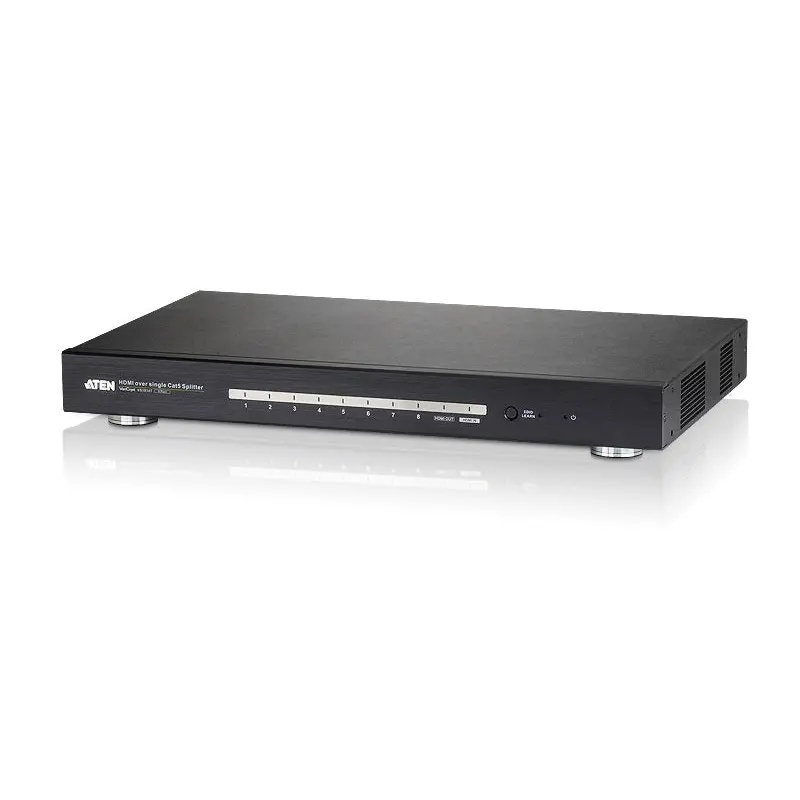 Aten Professional Video Splitter 8 Port HDMI Over Single Cat 5 Splitter, Ultra HD 4kx2k & 1080p Full HD