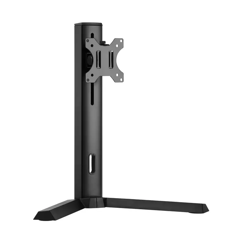 Brateck Single Free Standing Screen Classic Pro Gaming Monitor Stand Fit Most 17'-32' Monitor Up to 8kg/Screen--Black Color VESA 75x75/100x100 (LS)