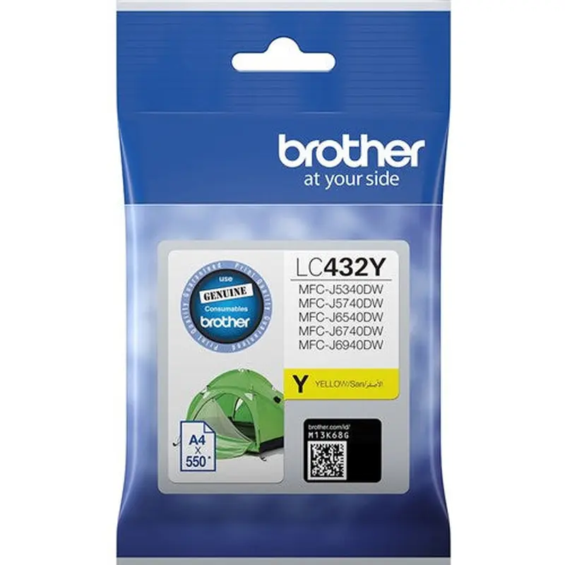 Brother LC-432Y Ink Cartridge Yellow