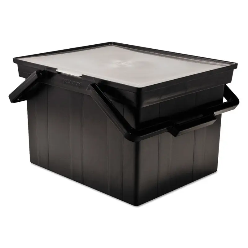 Advantus Companion Portable File, Letter/Legal Files, 17" x 14" x 11", Black (AVTTLF2B) Each