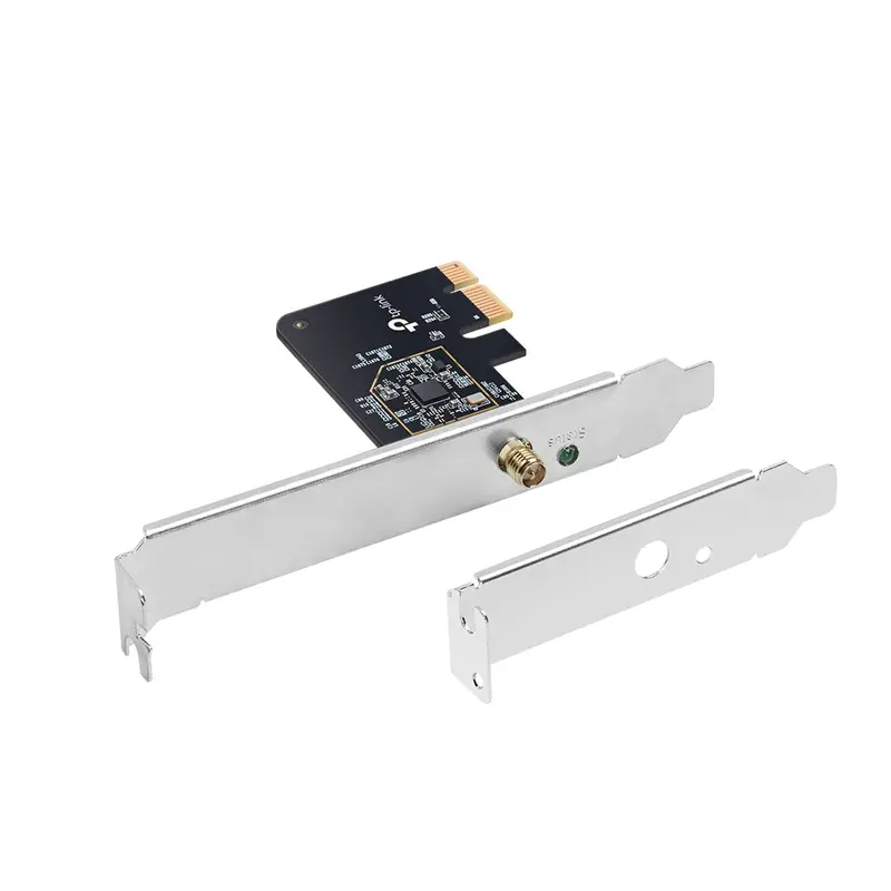 TP-Link Archer T2E AC600 Wireless Dual Band PCI Express Adapter, 433Mbps @ 5Ghz, 200Mbps @ 2.4Ghz, 1 High Gain External Antennas