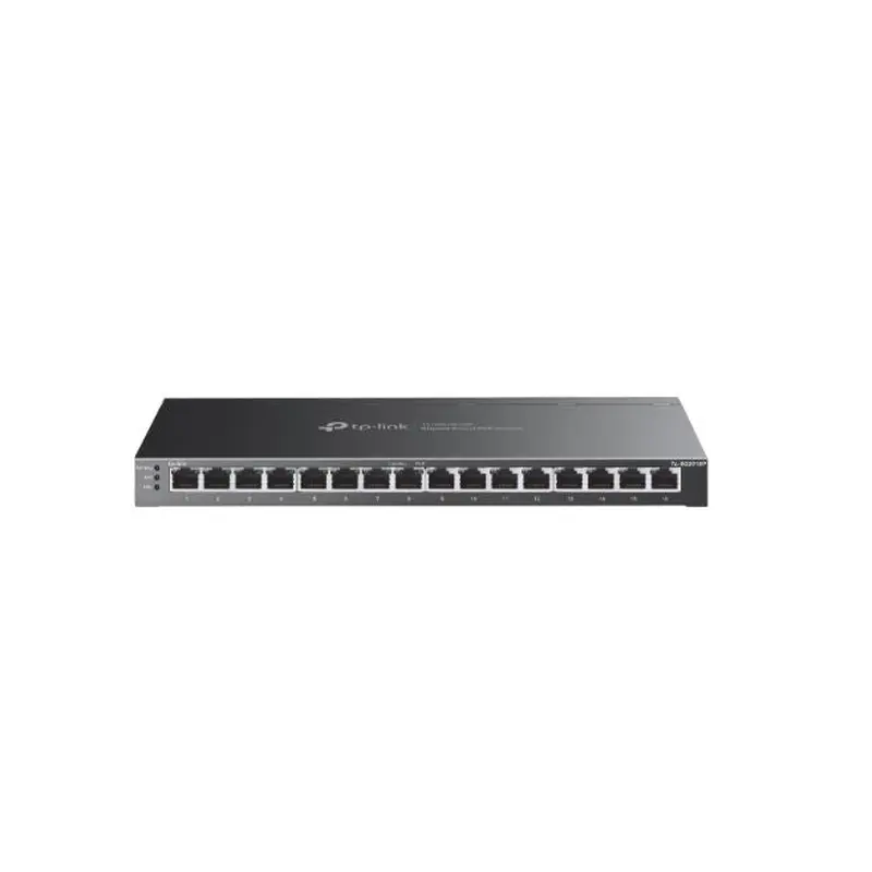 TP-Link SG2016P Omada 16-Port Gigabit Smart Switch with 8-Port PoE  , Integration with Omada SDN Controller, Static Routing, 802.1Q VLAN, STP/RSTP/MST