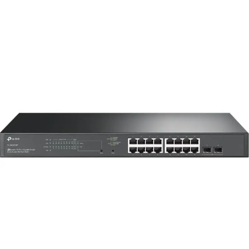 TP-Link SG2218P JetStream 18-Port Gigabit Smart Switch, 16-Port PoE , Omada SDN, 2x GBit SFP Slots, 150W PoE Budget