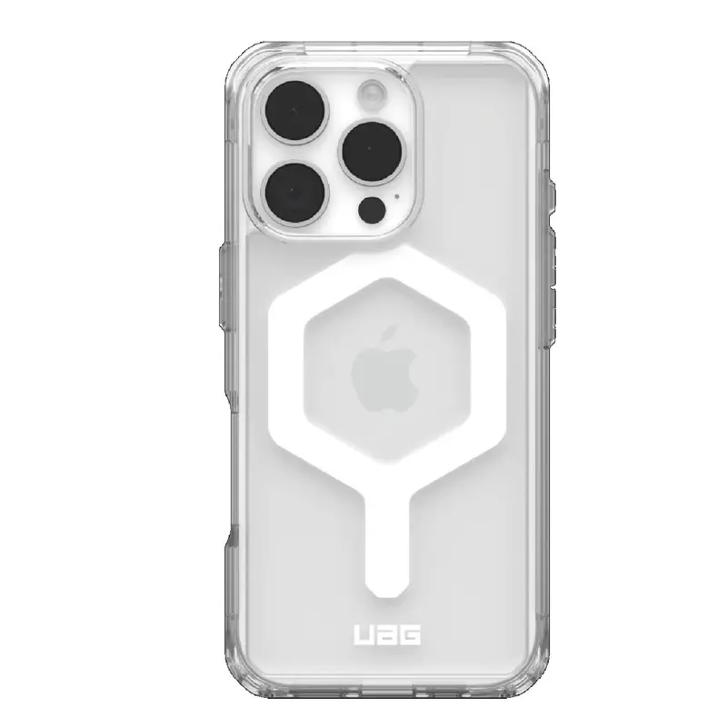 UAG Plyo MagSafe Apple iPhone 16 Pro Max (6.9') Rugged Case - Ice/White (114481114341), 16ft. Drop Protection (4.8M), 10 Years Warranty