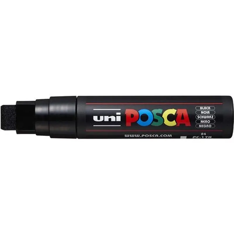 Uni Posca Paint Marker PC-17K Extra Broad 15mm Tip Black