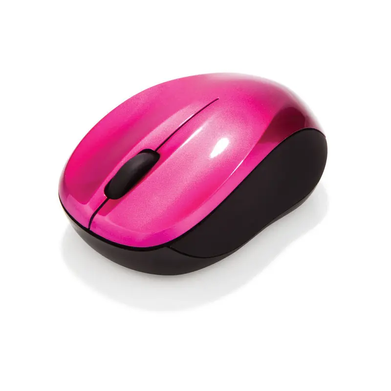 Verbatim GO Nano Hot Pink Mouse 2.4GHz Wireless Optical, Ultra Compact, 3 Buttons, 1600dpi, Nano Receiver