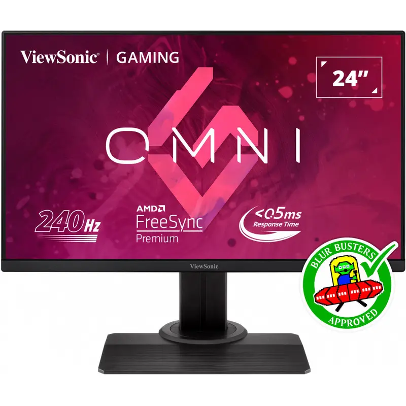 ViewSonic 24'' 240 Hz 0.5ms GTG, IPS FHD, HDR400, 350 cd/m , BLUR BUSTERS  2.0, FPS, RTS, MOBA Game mode, HAS, XG2431 Professional Gaming Monitor