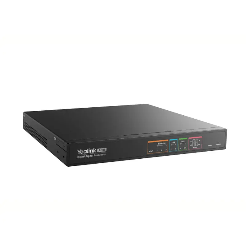 Yealink AP08 Dante Digital Signal Processor (Rack Mount), that aims to enhance your meeting experience with its exceptional automation capabilities