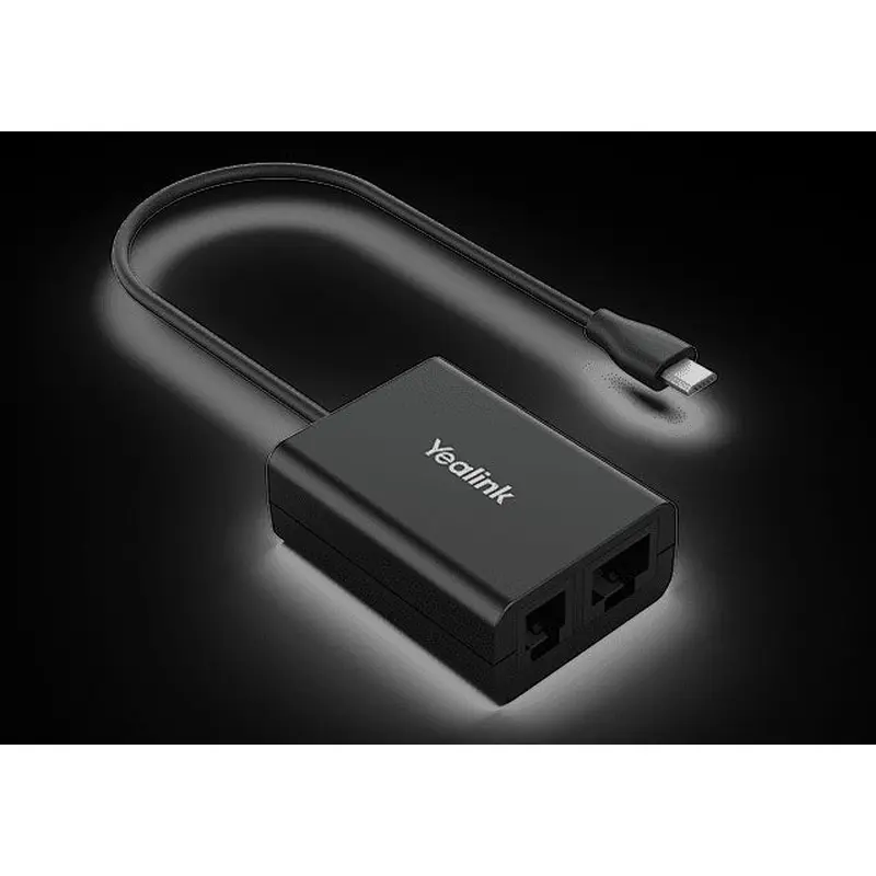 Yealink EHS60 WH6X DECT, Wireless Headset Adapter for WH6x Yealink headsets, USB, Plug And Play