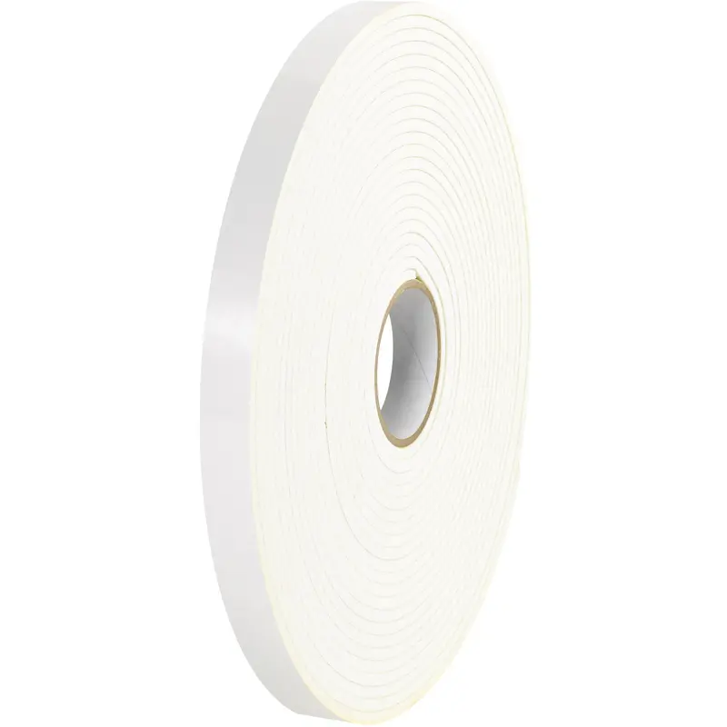 1" x 72 yds. (1/32" White) (2 Pack) TAPE LOGIC Double Sided Foam Tape (T9451162PK) Case Of 2