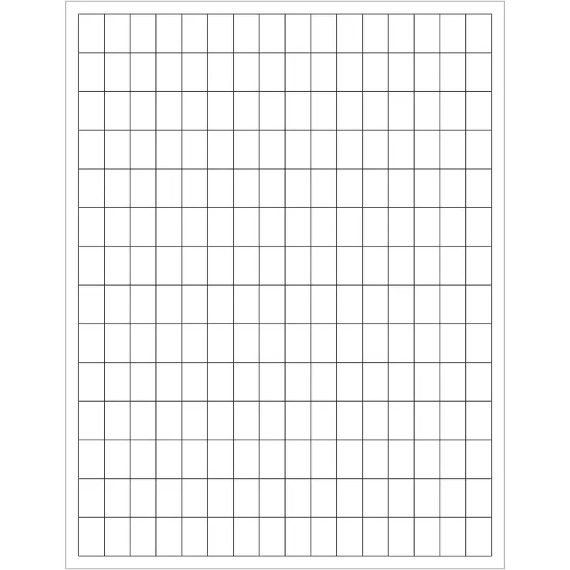 1/2 x 3/4" White Rectangle Laser Labels (LL101) Case Of 22400
