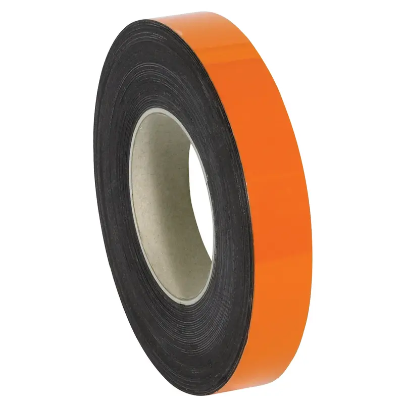 1" x 100' - Orange Warehouse Labels - Magnetic Rolls (LH154) Each