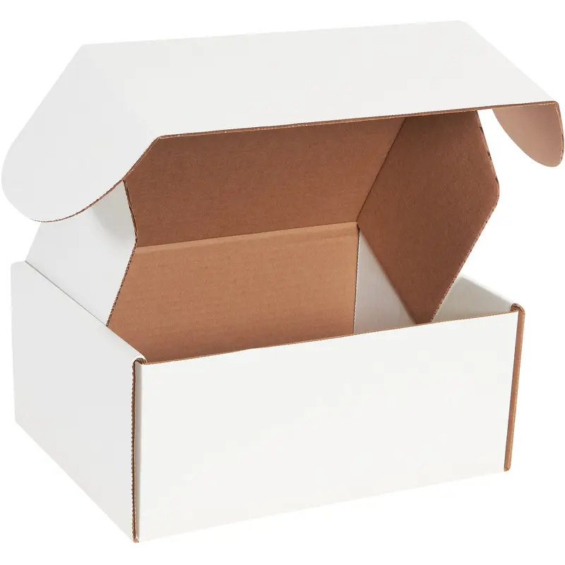 11 1/8 x 8 3/4 x 5" White Deluxe Literature Mailers (MFL1185) Bundle Of 50