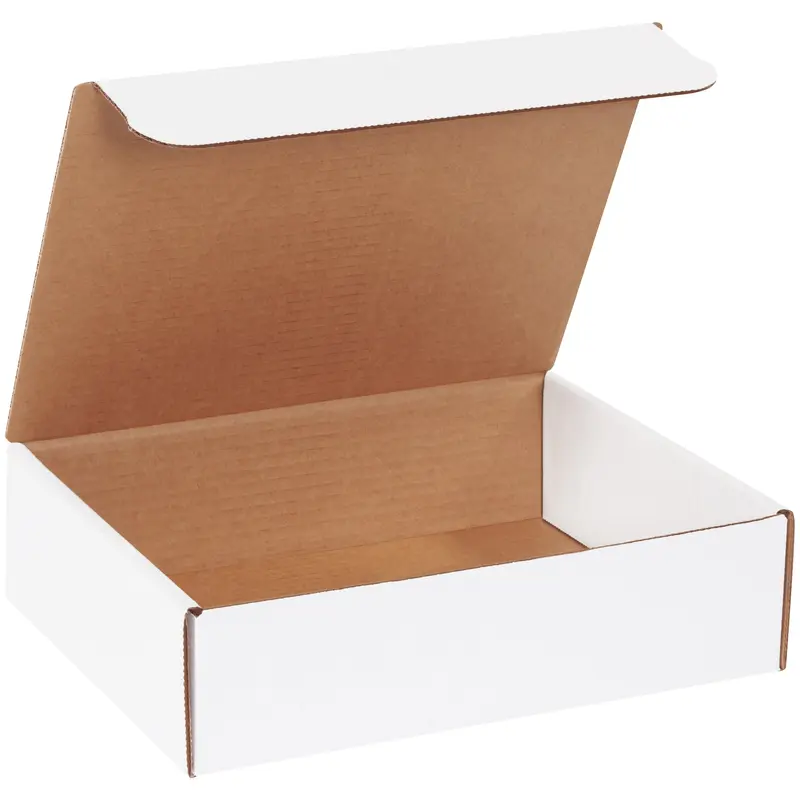 11 1/8 x 8 3/4 x 3" White Literature Mailers (M1183) Bundle Of 50