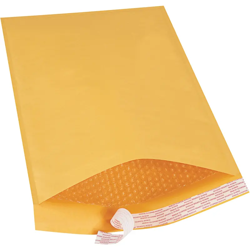 12 1/2 x 19" Kraft #6 Self-Seal Bubble Mailers (B859SS) Case Of 50