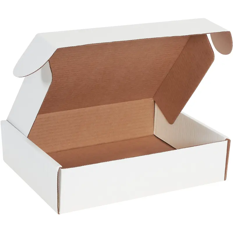 12 1/8 x 9 1/4 x 3" White Deluxe Literature Mailers (MFL1293) Bundle Of 50