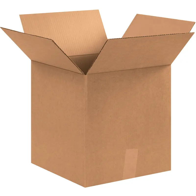 12 3/4 x 12 3/4 x 13 1/2" Corrugated Boxes (121213) Bundle Of 25