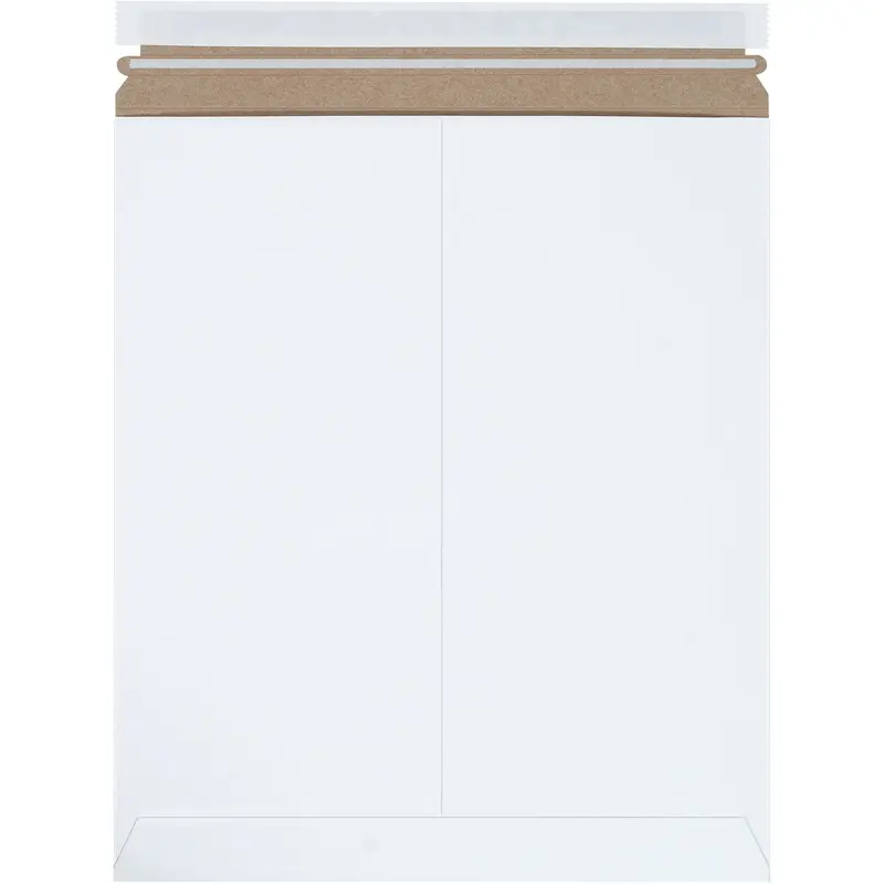 12 3/4 x 15" White Self-Seal Stayflats Plus Mailers (RM4SS) Case Of 100
