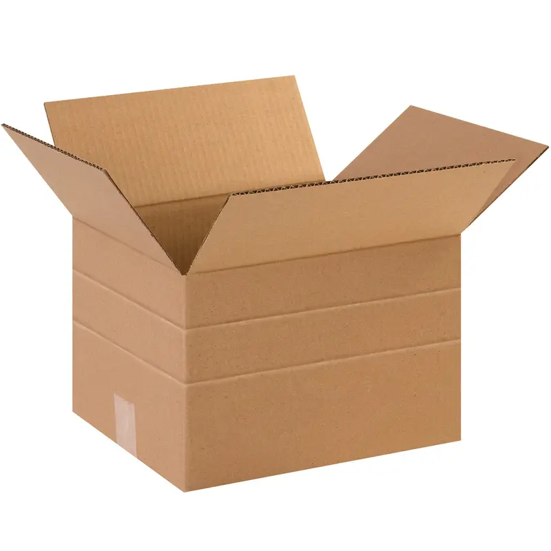 12 x 10 x 6" Multi-Depth Corrugated Boxes (MD12106) Bundle Of 25