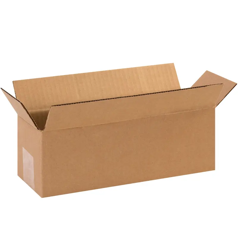 12 x 4 x 4" Long Corrugated Boxes (1244) Bundle Of 25