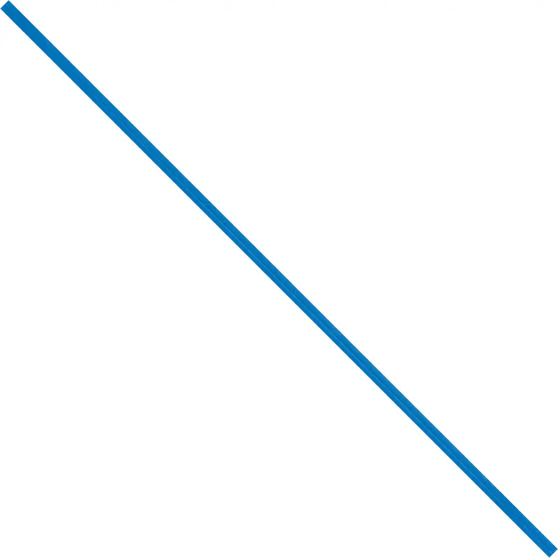 12 x 5/32" Blue Paper Twist Ties (PBT12B) Case Of 2000