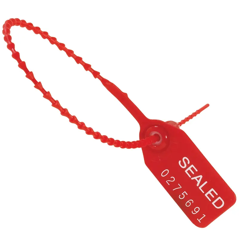 12" Red Pull-Tight Seals (SE1005R) Case Of 100