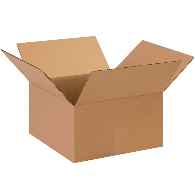 13 1/2 x 13 1/2 x 7 1/2" Corrugated Boxes (13137) Bundle Of 25