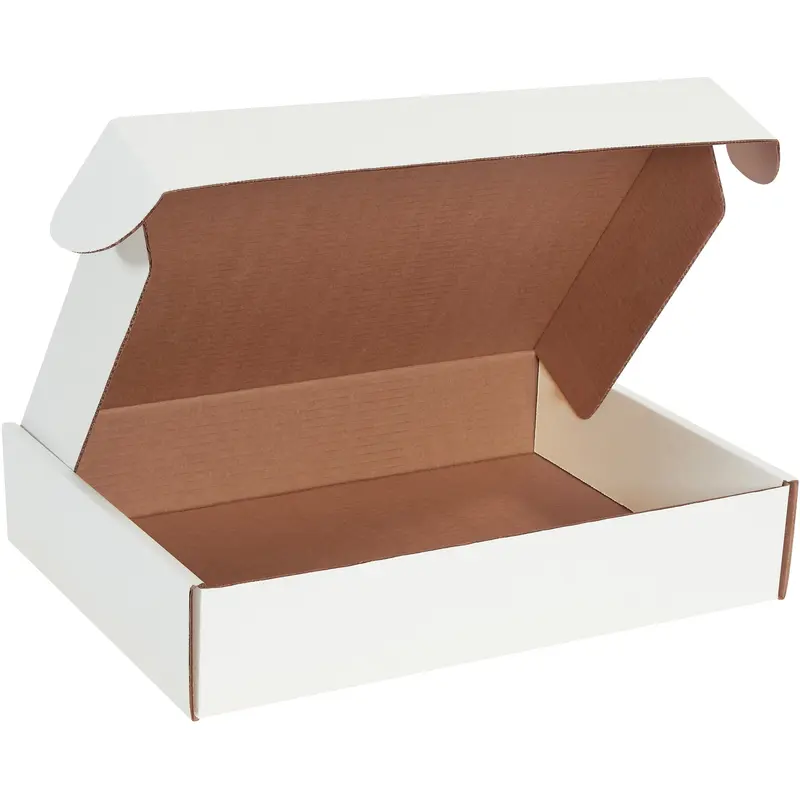 15 1/8 x 11 1/8 x 3" White Deluxe Literature Mailers (MFL15113) Bundle Of 50