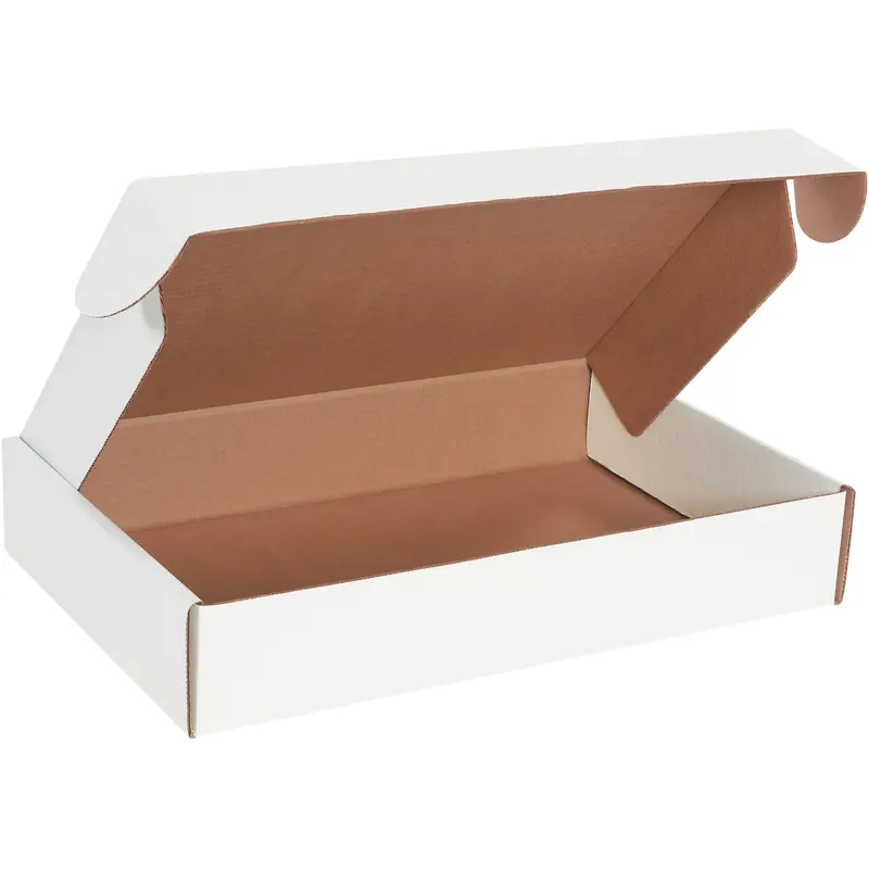 17 1/8 x 11 1/8 x 3" White Deluxe Literature Mailers (MFL17113) Bundle Of 50