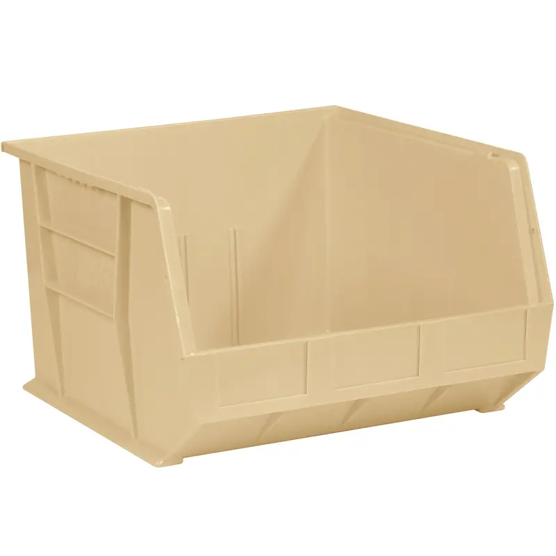 18" x 16 1/2" x 11" Ivory Plastic Stack & Hang Bin Boxes (BINP1816V) Case Of 3
