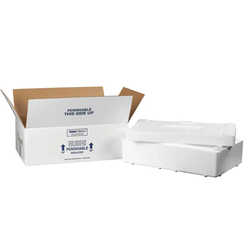 19 1/2 x 11 1/2 x 4 1/8" Insulated Shipping Kit (260C) Each