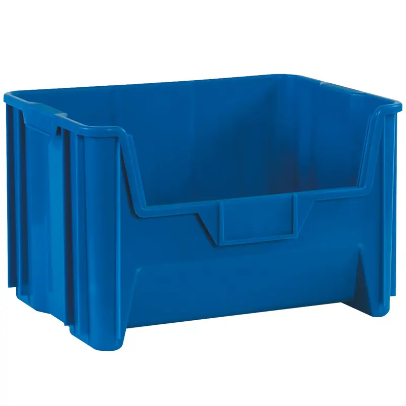 19 7/8 x 15 1/4 x 12 7/16" Blue Giant Stackable Bins (BING110) Case Of 3