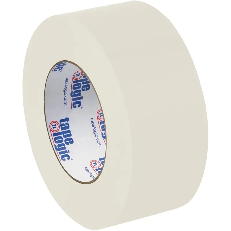 2" x 60 yds. Natural White (6 Pack) TAPE LOGIC #5400 Flatback Tape (T94754006PK) Case Of 6