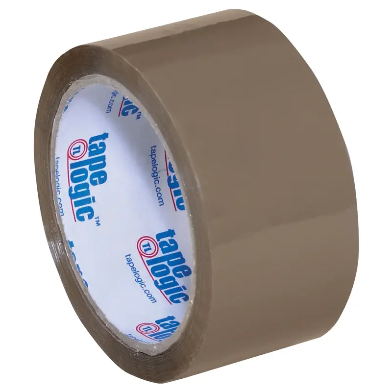 2" x 55 yds. Tan (6 Pack) TAPE LOGIC #400 Acrylic Tape (T901400T6PK) Case Of 6