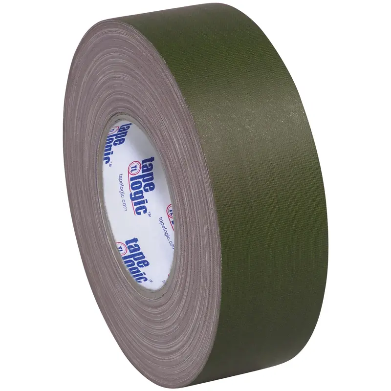 2" x 60 yds. Olive Green Tape Logic 11 Mil Gaffers Tape (T98718OG) Case Of 24