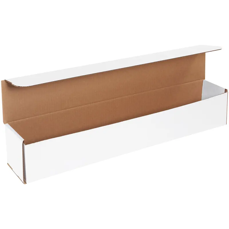 24 x 4 x 4" White Corrugated Mailers (M2444) Bundle Of 50