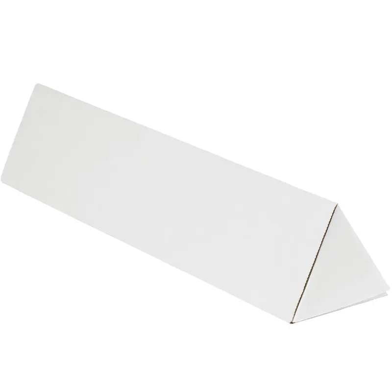 3 x 24 1/4" White Triangle Mailing Tubes (MTM324) Bundle Of 50