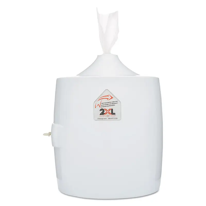 2XL Contemporary Wall Mount Wipe Dispenser, 11 x 11 x 13, White (TXLL82) Each