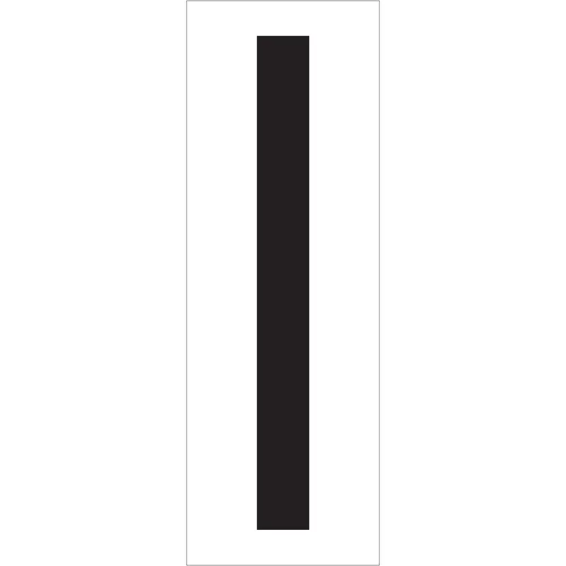 3 1/2" "I" Vinyl Warehouse Letter Labels (DL9310I) Case Of 50