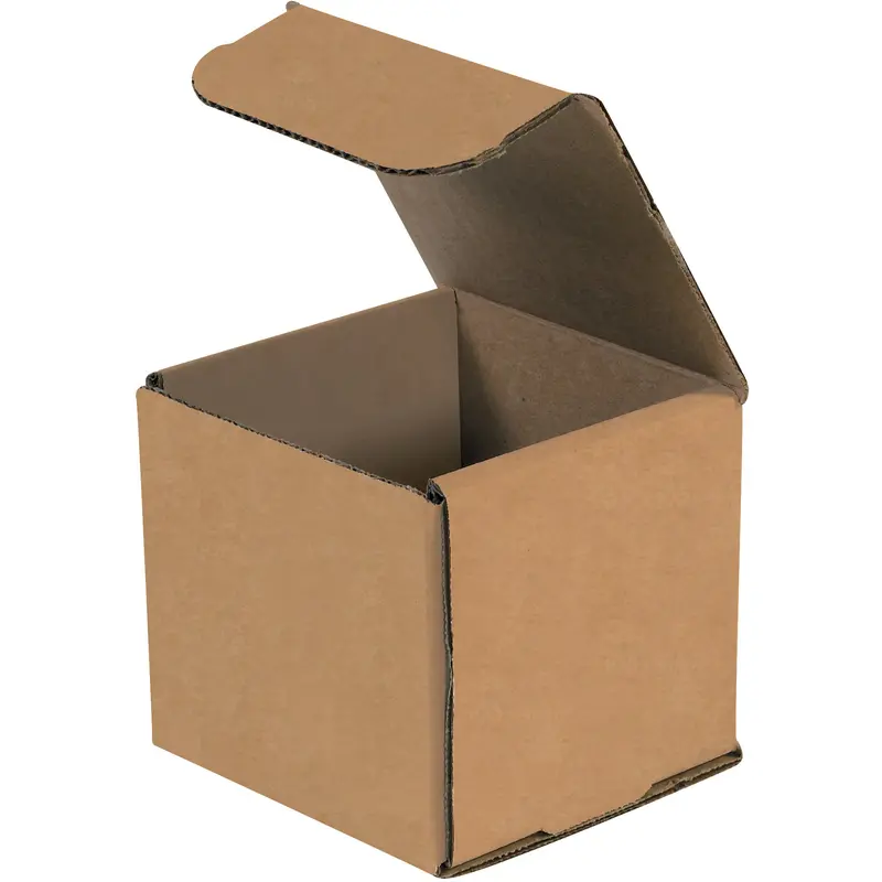 3 x 3 x 3" Kraft Corrugated Mailers (M333K) Bundle Of 50