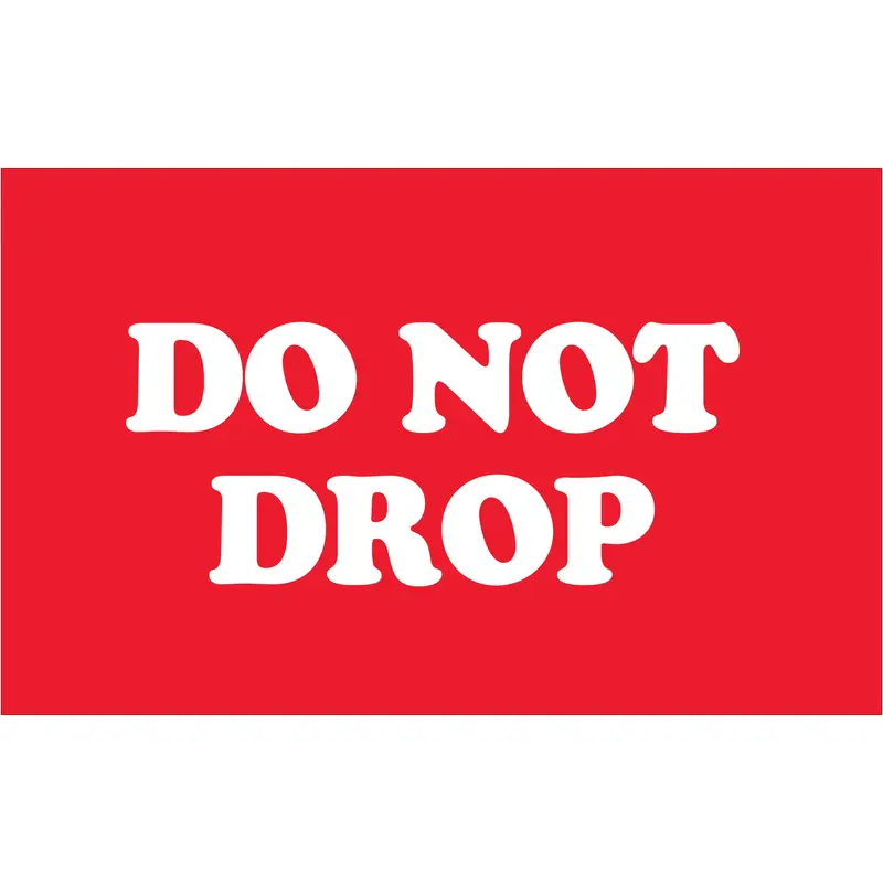 3 x 5" - "Do Not Drop" Labels (DL1970) Roll Of 500