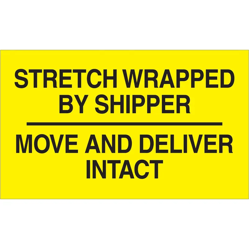 3 x 5 "Stretch Wrapped By Shipper" (DL3172) Roll Of 500