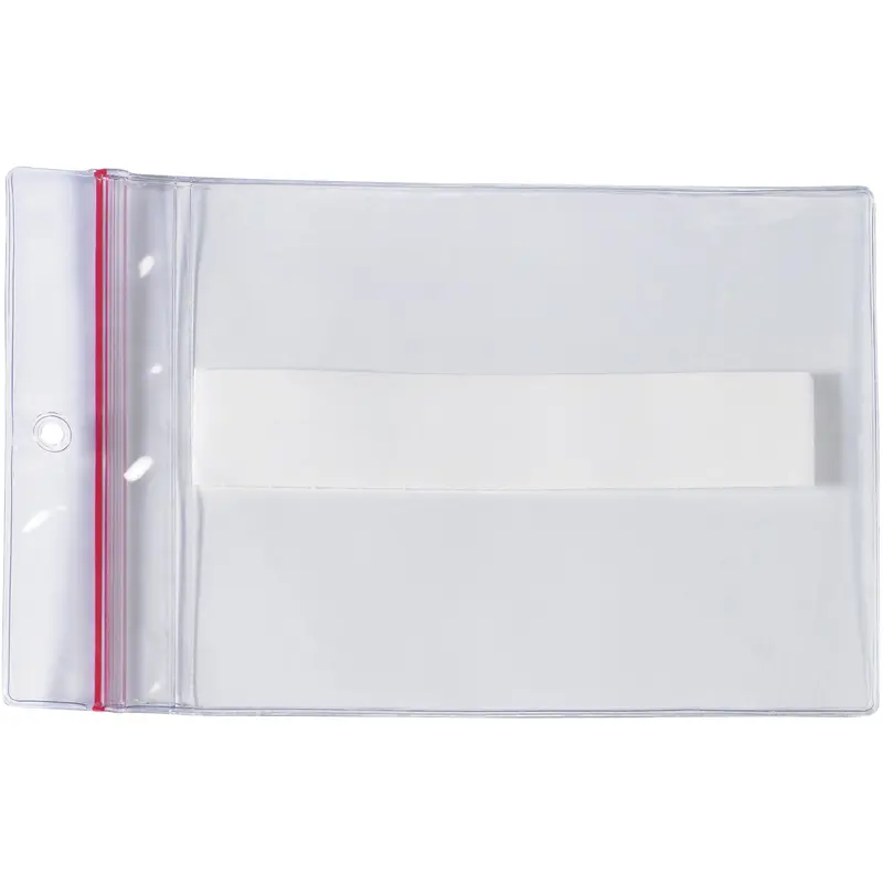 3 x 5" Super-Scan Press-On Vinyl Envelopes - Reclosable (LH235) Case Of 25