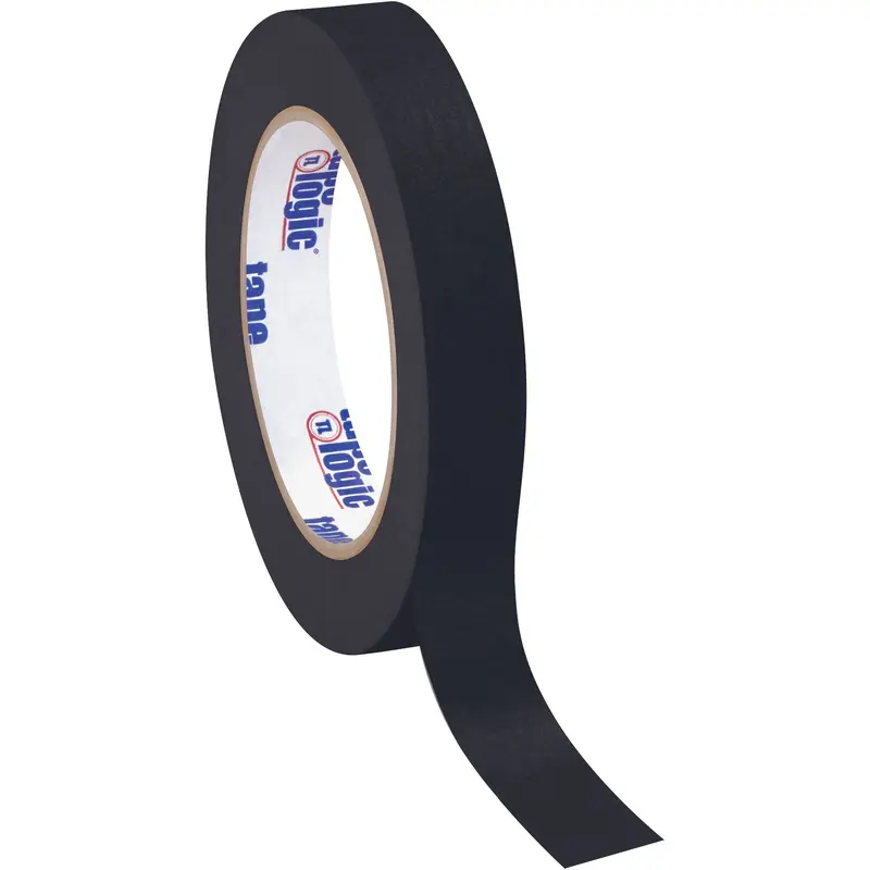 3/4" x 60 yds. Black TAPE LOGIC Masking Tape (T934003B) Case Of 48