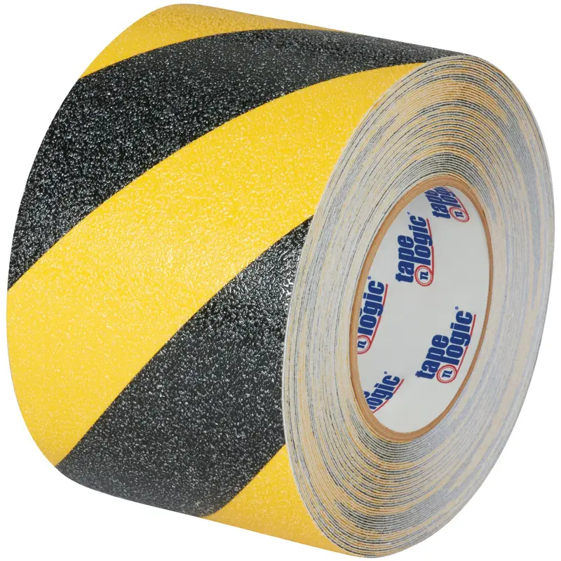 3" x 60' Black/Yellow Striped Heavy-Duty Tape Logic Anti-Slip Tape (T96860BY) Each