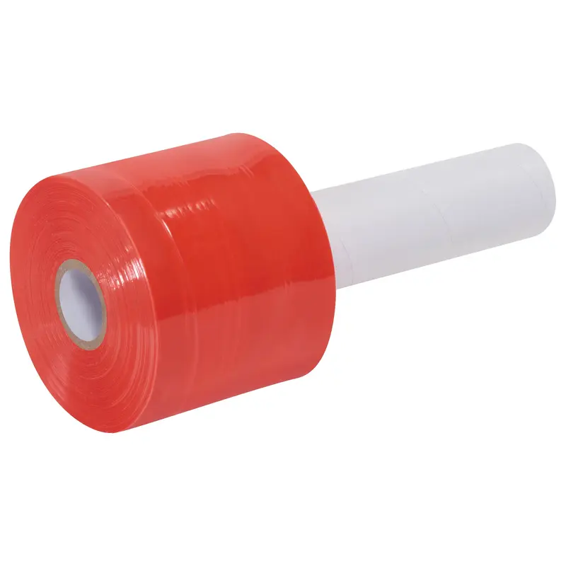 3" x 80 Gauge x 1000' Red Extended Core Bundling Film (TNBEC303RED) Case Of 18