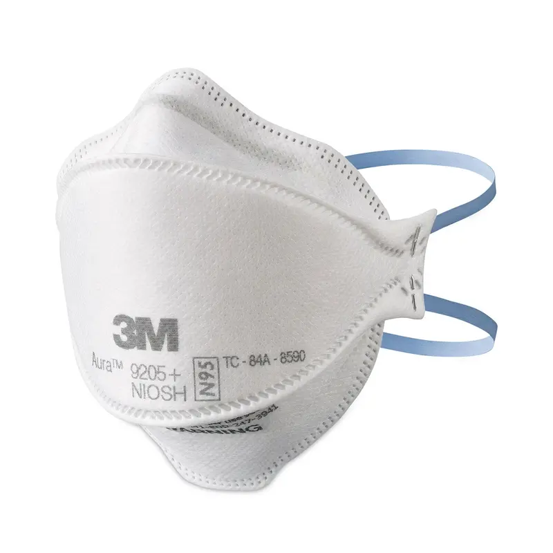 3M Aura Series N95 Particulate Disposable Respirator, 9205 , Non-Oil Based Particles, 440 EA/CA (142-9205BULK) Case of 440